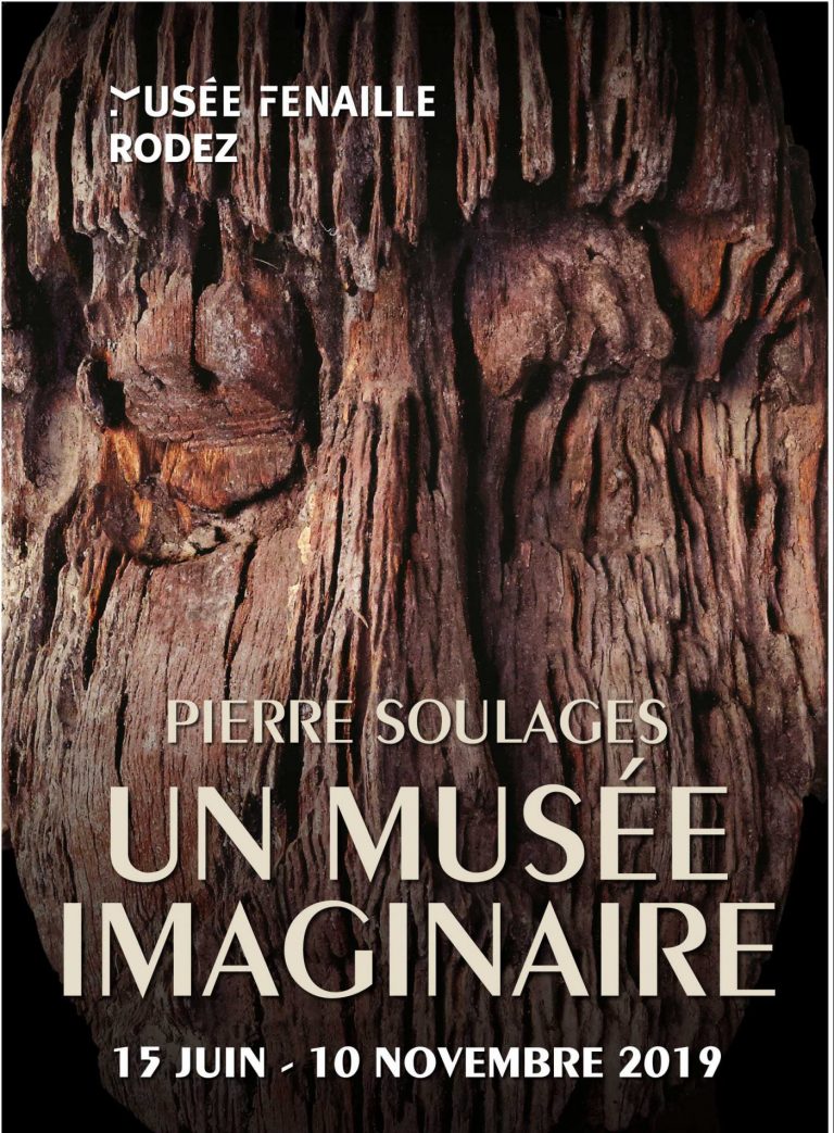 Affiche de l'exposition "Pierre Soulages, un musée imaginaire"